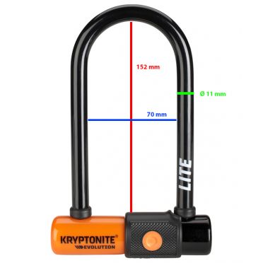 U-fietsslot Kryptonite Mini 6 Lite