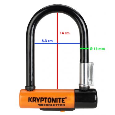 Kryptonite Evolution Mini-5 U fietsslot