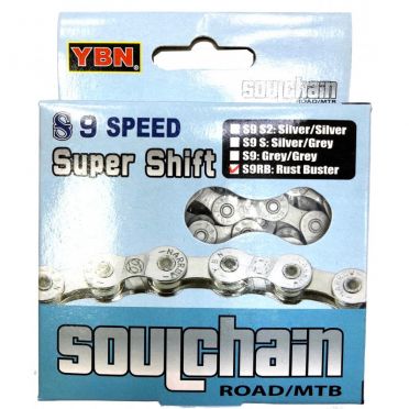 YBN - 9 Speed Rustpoof chain