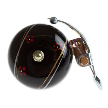 Handbeschilderde Japanse kraanvogel fietsbel