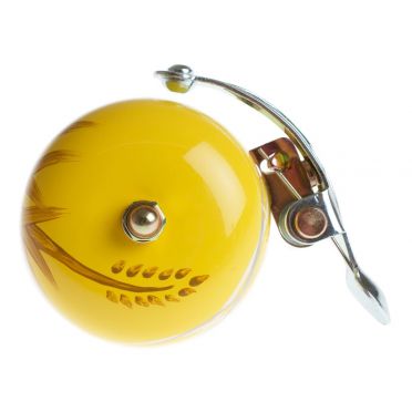 Handbeschilderde Japanse kraanvogel fietsbel