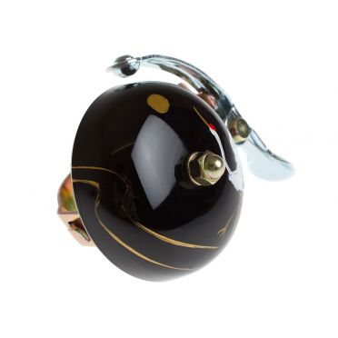 Handbeschilderde Japanse kraanvogel fietsbel