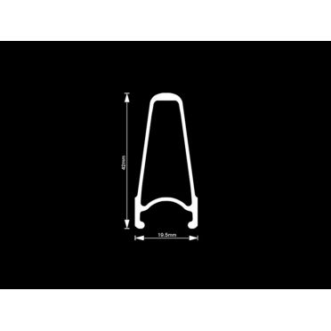 H+Son SL42 700c MSWD-velg