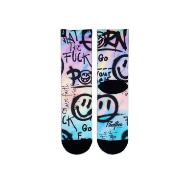 Paar Pacific & Co. Acid Colour fietssokken