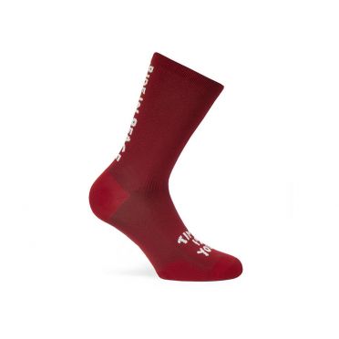 Paar Pacific & Co. Ride in Peace fietssokken - Rood