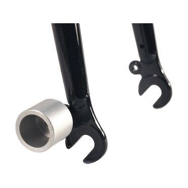 Lichtbeugel voor fietsvorkogen