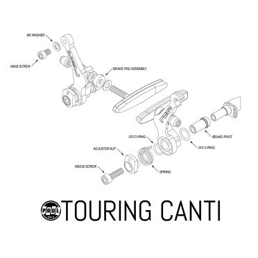 Paul Component Touring cantilever-remklauw