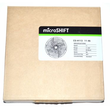 Microshift 11-speed cassette XLE 11 Zwart