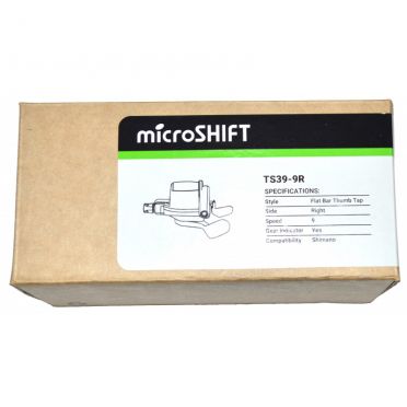 Microshift 9-speed rechte MTB-shifter TS39