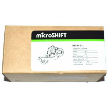 Microshift 6-7 speed achterderailleur grote kooi DA 42T RD-M21L