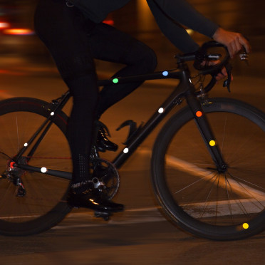 Kleverige BOOKMAN rode reflectoren