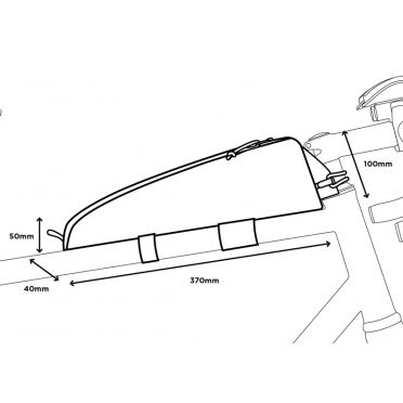 Restrap Race Top Tube Bag frametas
