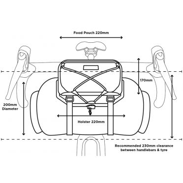 Stuurtas met riemlus + klein vakje