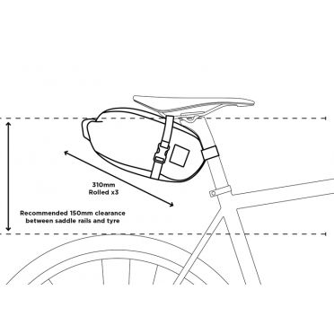 Zadeltas met riempje