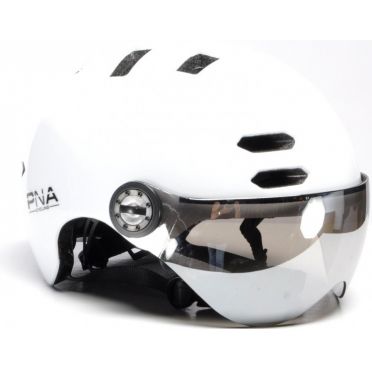 PNA stadsfietshelm met geïntegreerd vizier