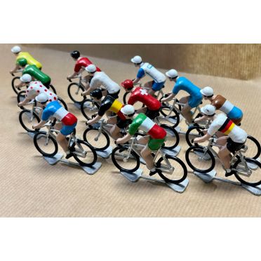 Roger wielrennerbeeldje - Gele trui