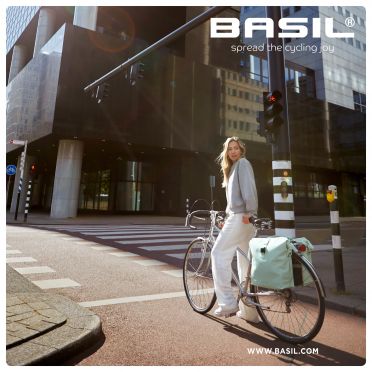Basil SoHo LED dubbele fietstas 41L