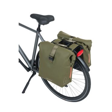 Basil SoHo LED dubbele fietstas 41L