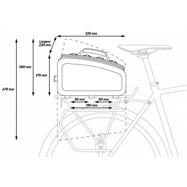 Zefal Z Traveller 80 bagagedragertas - 32 L