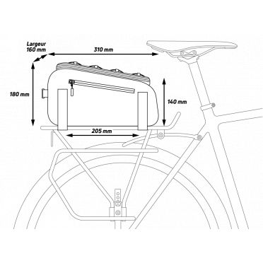 Zefal Z Traveller 40 bagagedragertas - 9 L