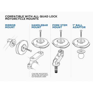 Quad Lock inductielader