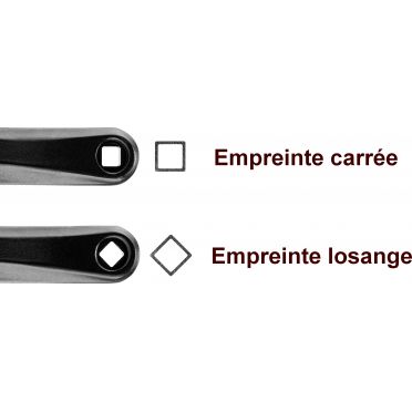 Linker crank voor BLB Track crankstel