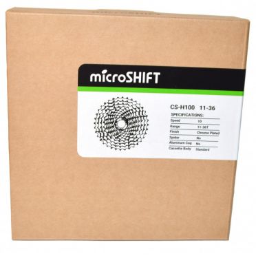 Microshift 10-speed cassette 11-36 XLE zilver