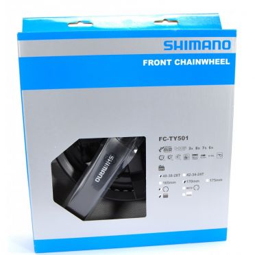 Shimano Tourney TY501 drievoudig crankstel