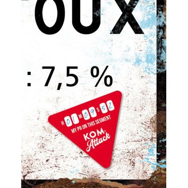 Oude Kwaremont - Vintage Style Tour of Flanders  Fietsbord