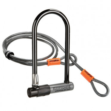Kryptonite Kryptolok Series 2 STD U Fietsslot met Kryptoflex kabel