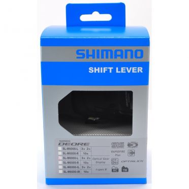 Shimano Deore SL-M6000 dubbele en drievoudige kettingblad linker shifter