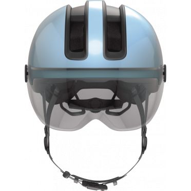 Abus HUD-Y ACE vizier stadsfietshelm met geïntegreerde verlichting