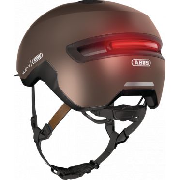 Abus HUD-Y Urban Fietshelm met geïntegreerde verlichting