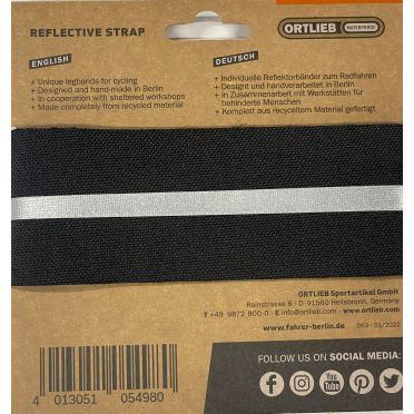 Ortlieb reflecterende broekclip