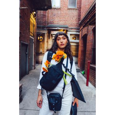 Chrome Heuptas met ritssluiting