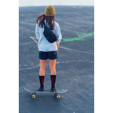 Chrome Heuptas met ritssluiting