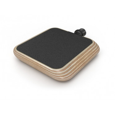 Stedelijke motorfietspedalen ruw hout