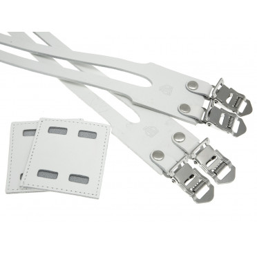 BLB dubbele lederen band