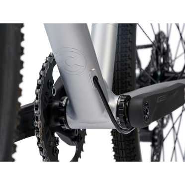 Cinelli Zydeco zilveren stadsfiets met bootleg