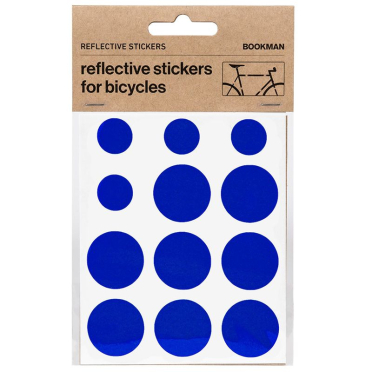 Zelfklevende Reflectoren BOOKMAN BLAUW