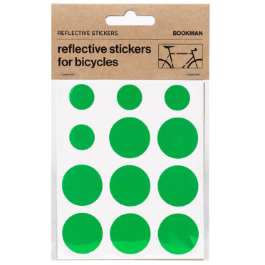 Zelfklevende Reflectoren BOOKMAN GROEN