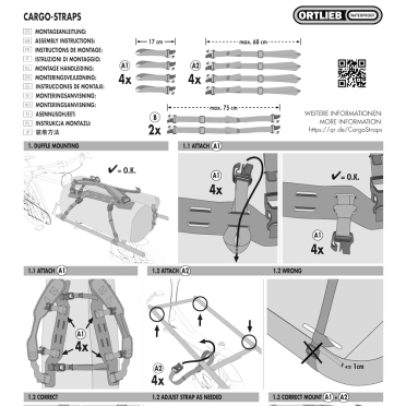 Ortlieb-vrachtriemen