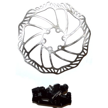 Mechanische remklauwset achter + 160 mm Promax-schijf