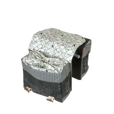 Basil Bohème dubbele fietstas 35L