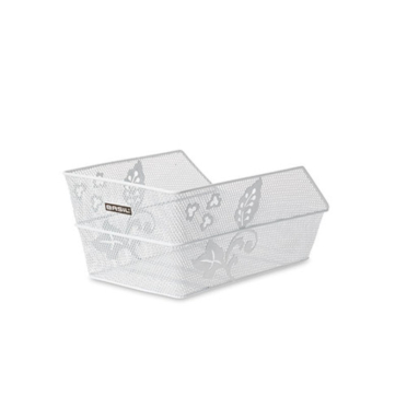 Basil Cento Flower S fietsmand achterop