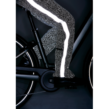 Basil Skane HiVis damesfietsregenbroek