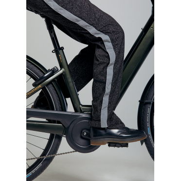 Basil Skane HiVis damesfietsregenbroek