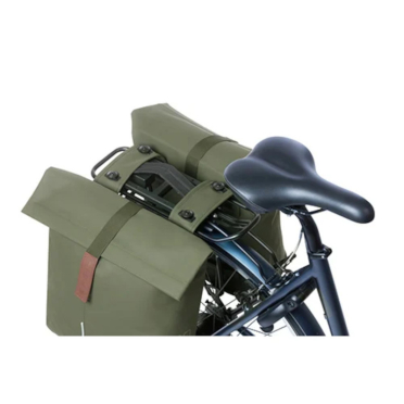 Basil City dubbele fietstas 28-32L