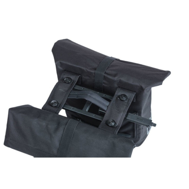 Basil City dubbele fietstas 28-32L