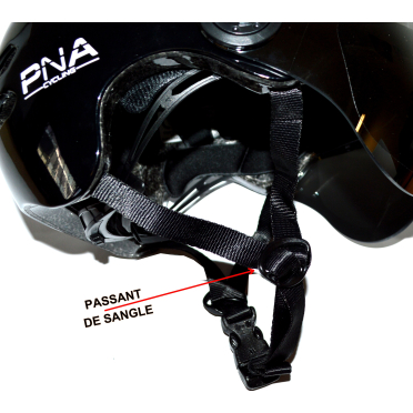 Lus voor fietshelmband